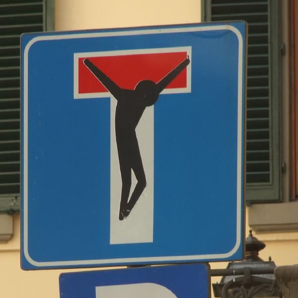 'Dead end' sign
