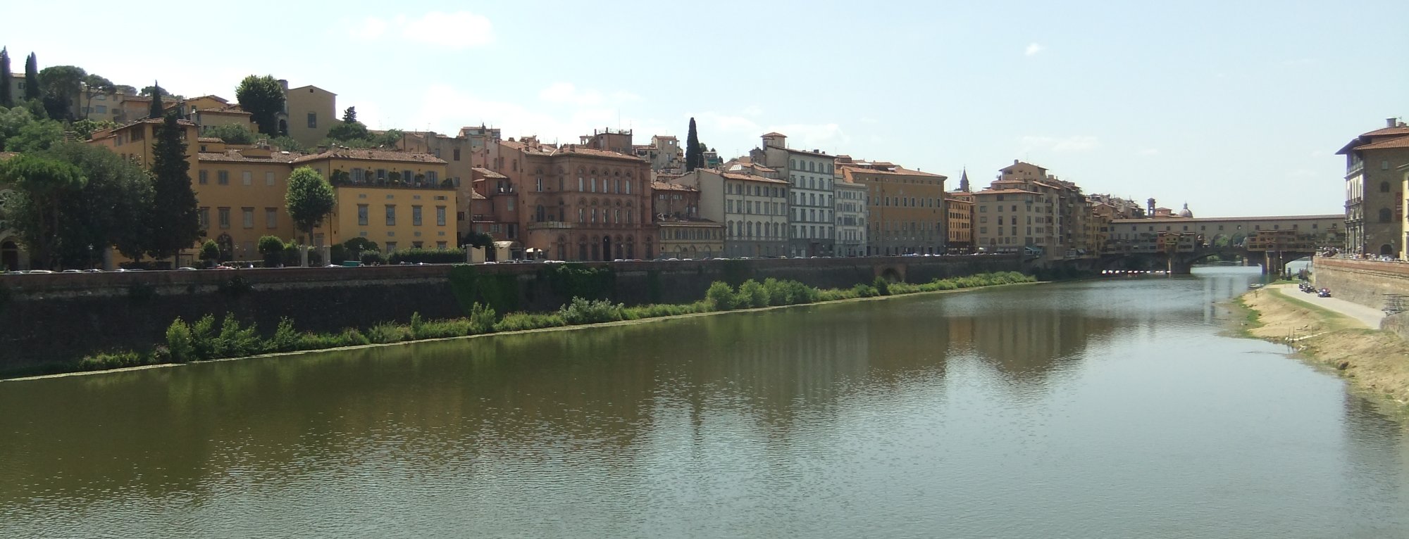 Florence riverscape panorama