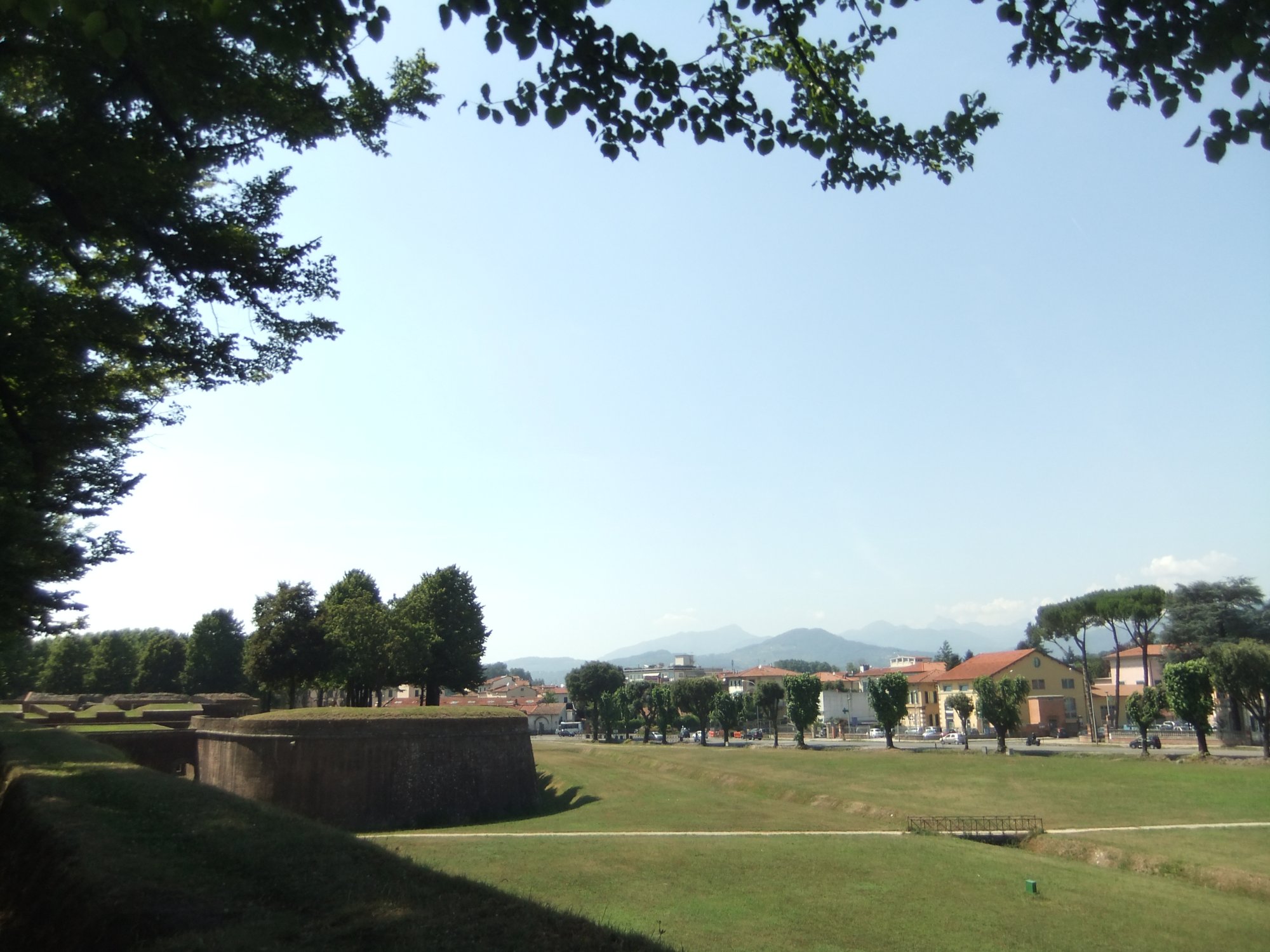 The walls in Lucca