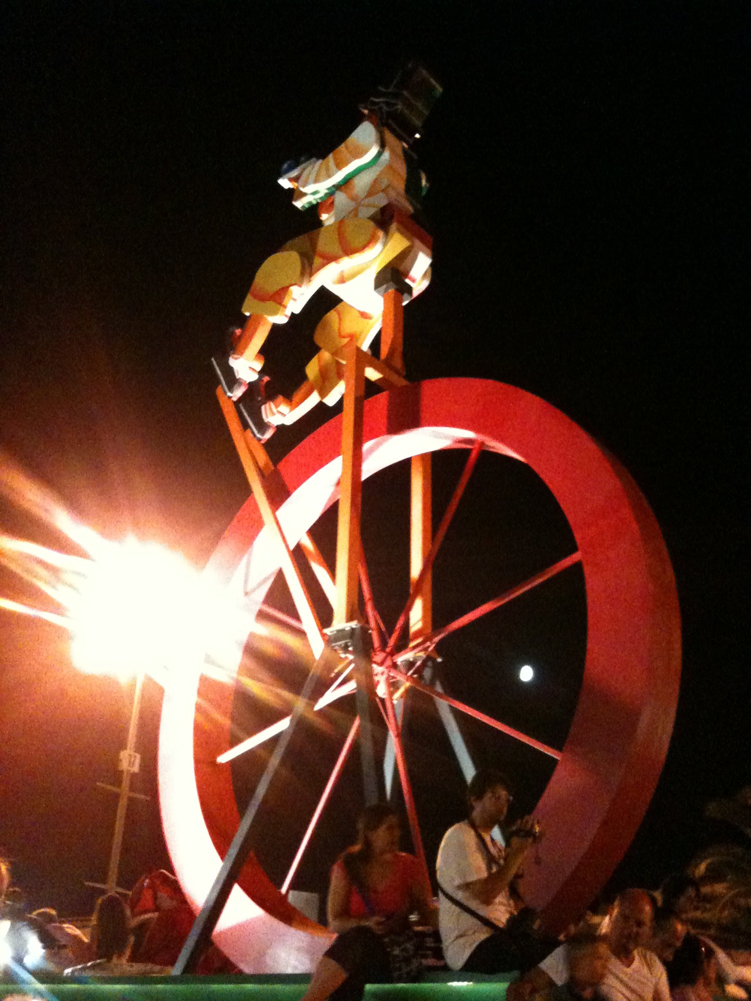 Wheeling the wheel