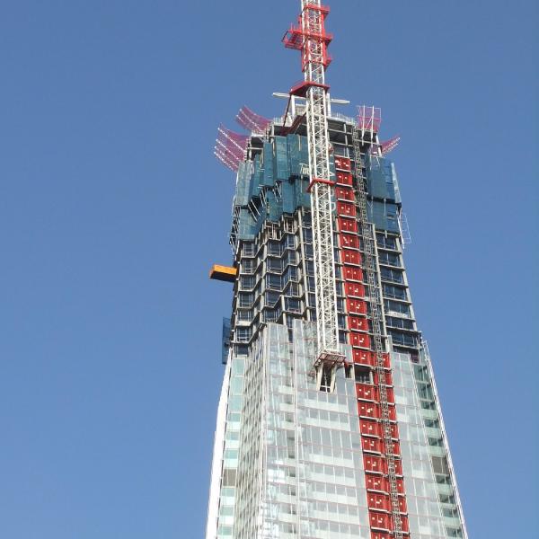 Preparing for the spire