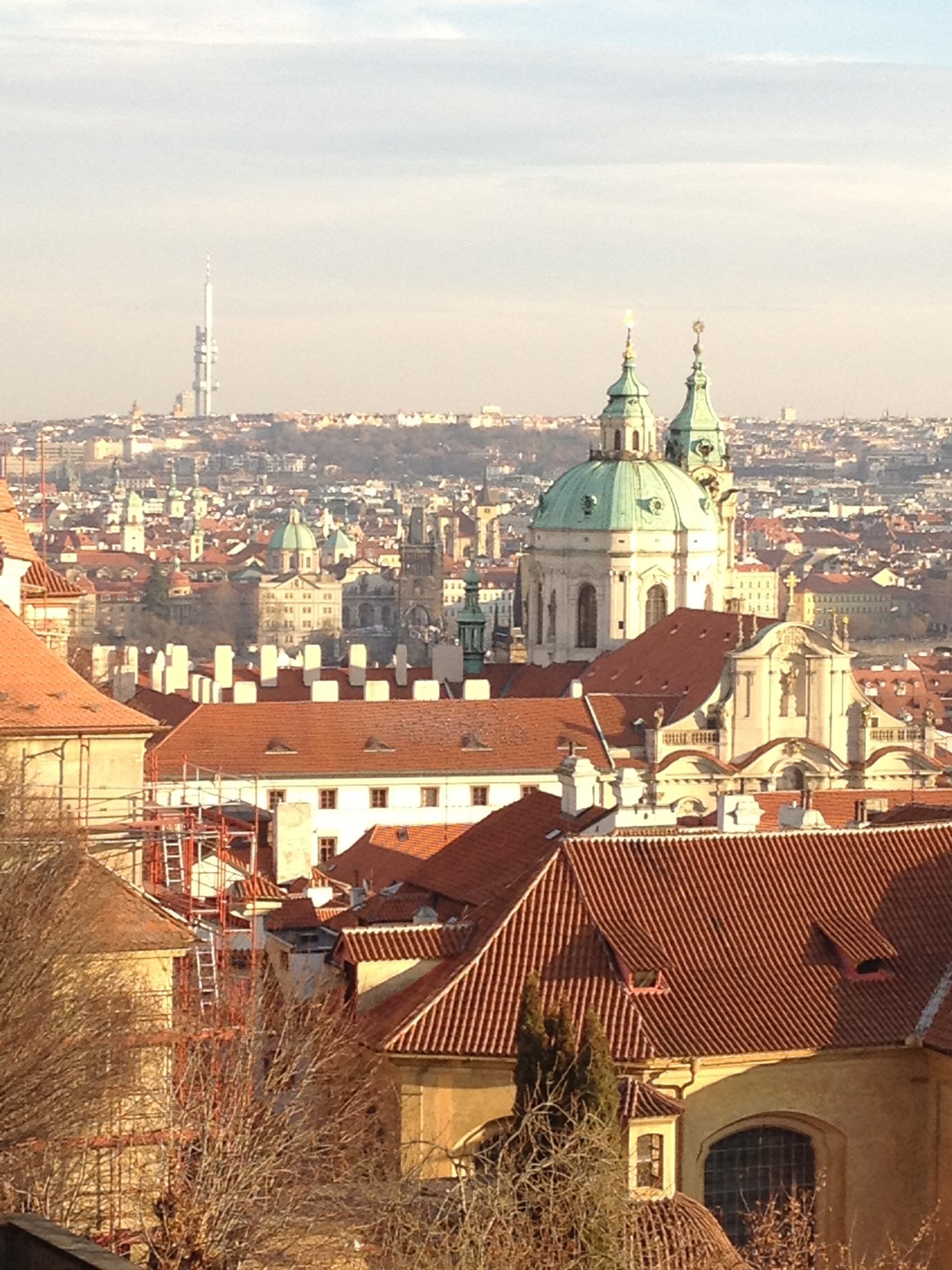 Prague from the hill