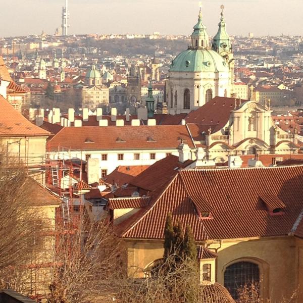 Prague from the hill