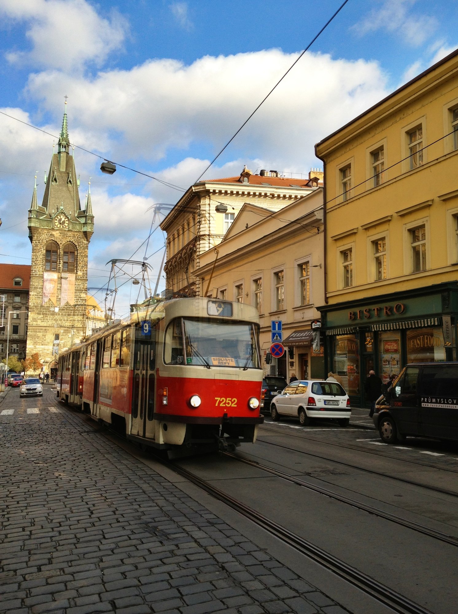 Travelling by tram
