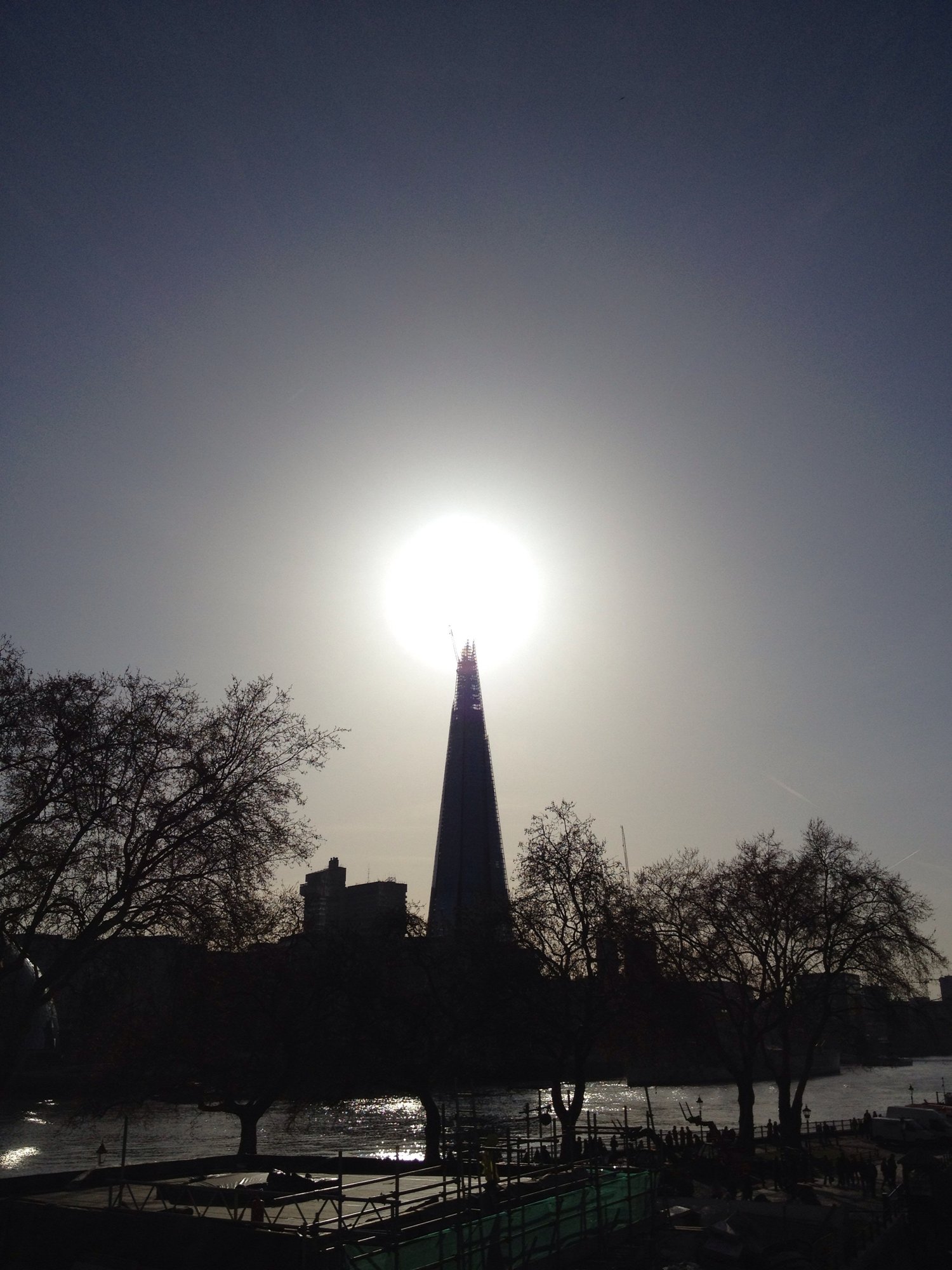 Snagging the sun