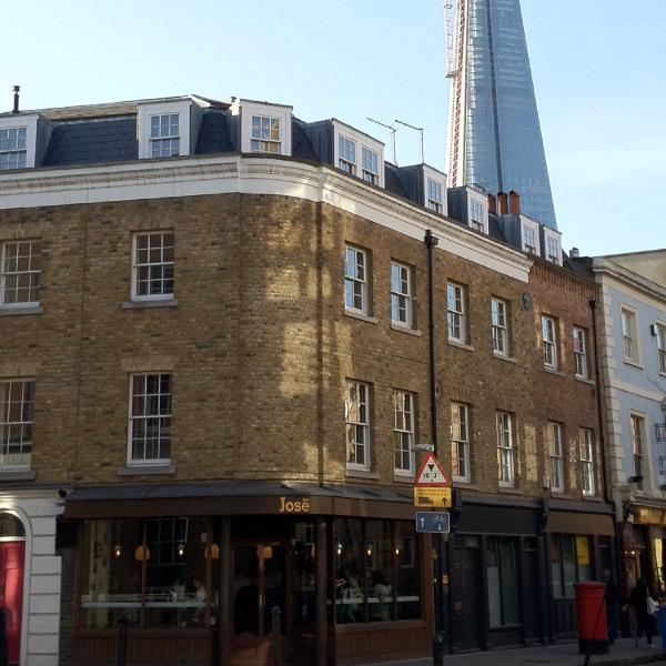 The Shard from Bermondsey Street