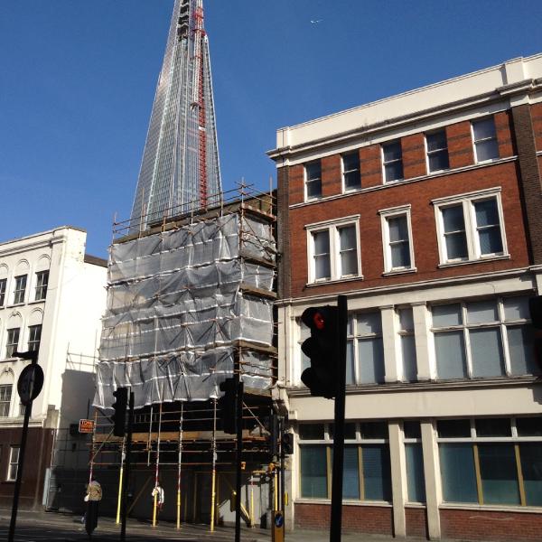 The Shard from Borough High Street