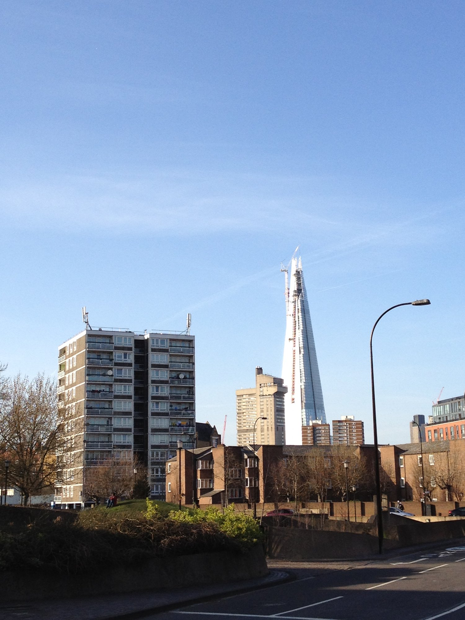 The Shard from Bricklayers Arms