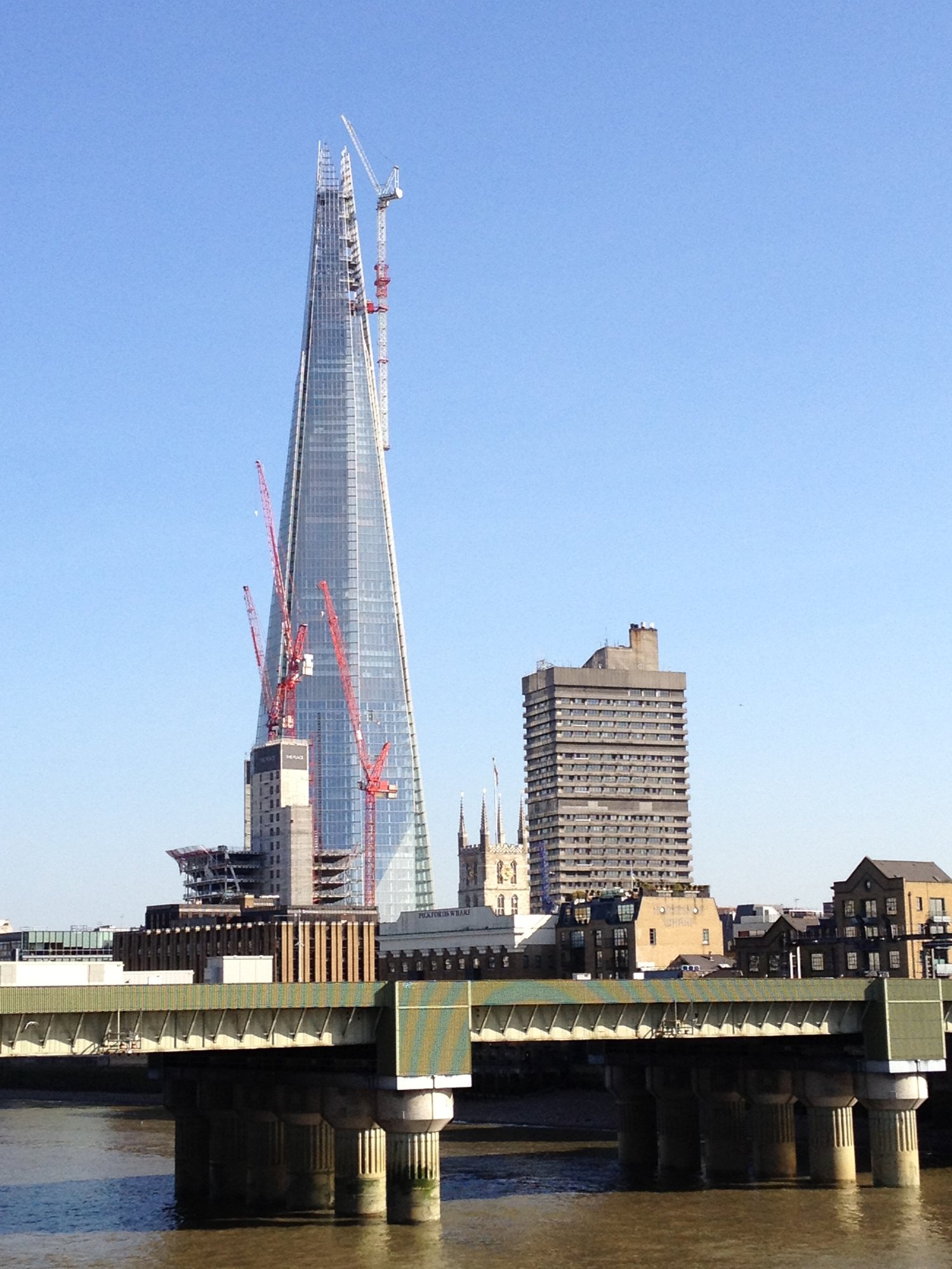 The Shard from Southwark Bridge