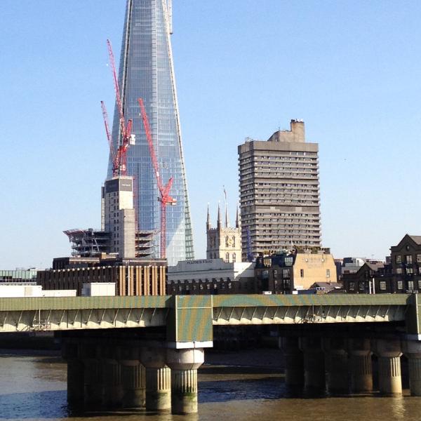 The Shard from Southwark Bridge