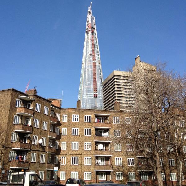 The Shard from Tennis Street