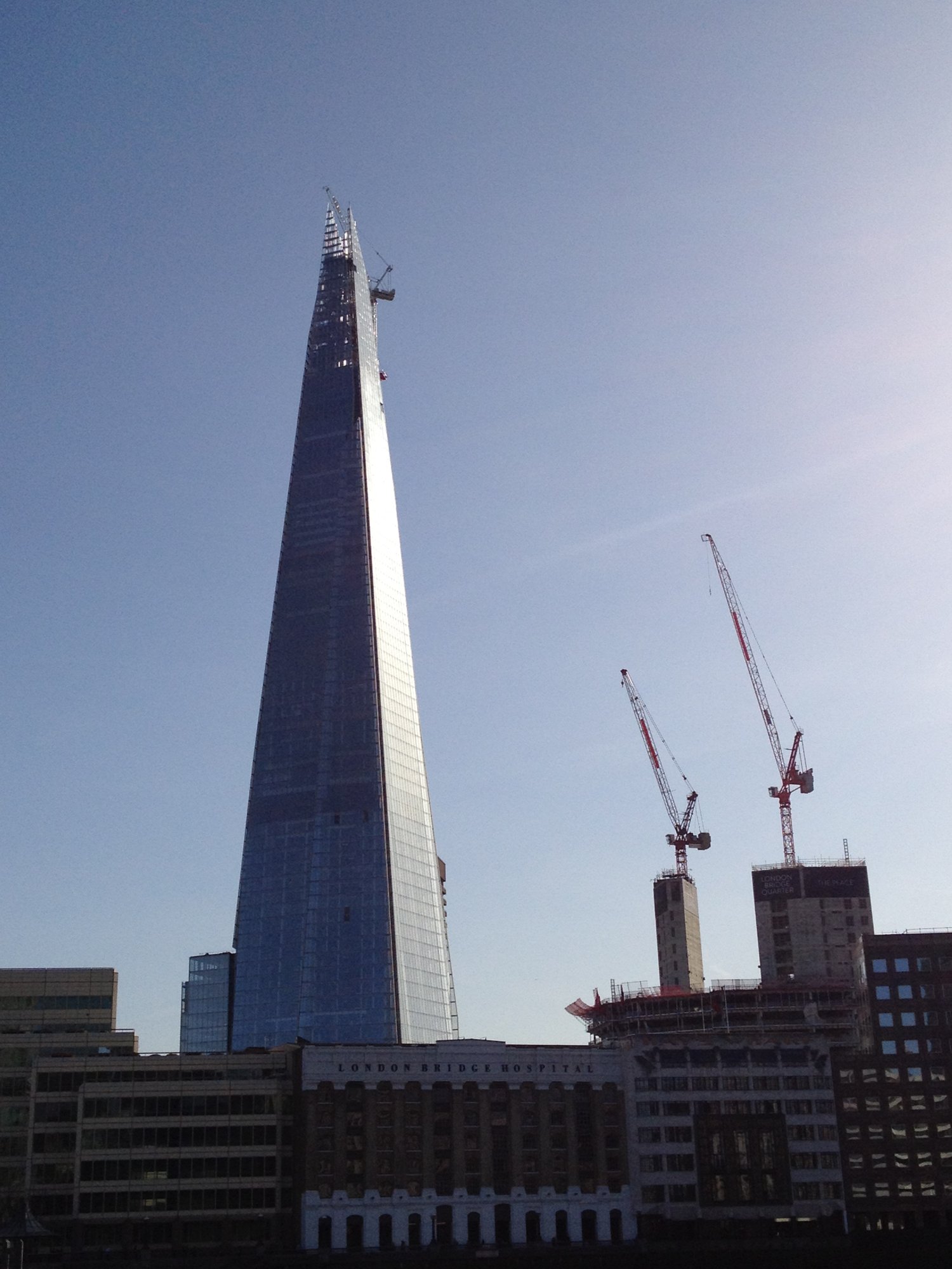 The Shard from the Thames Path