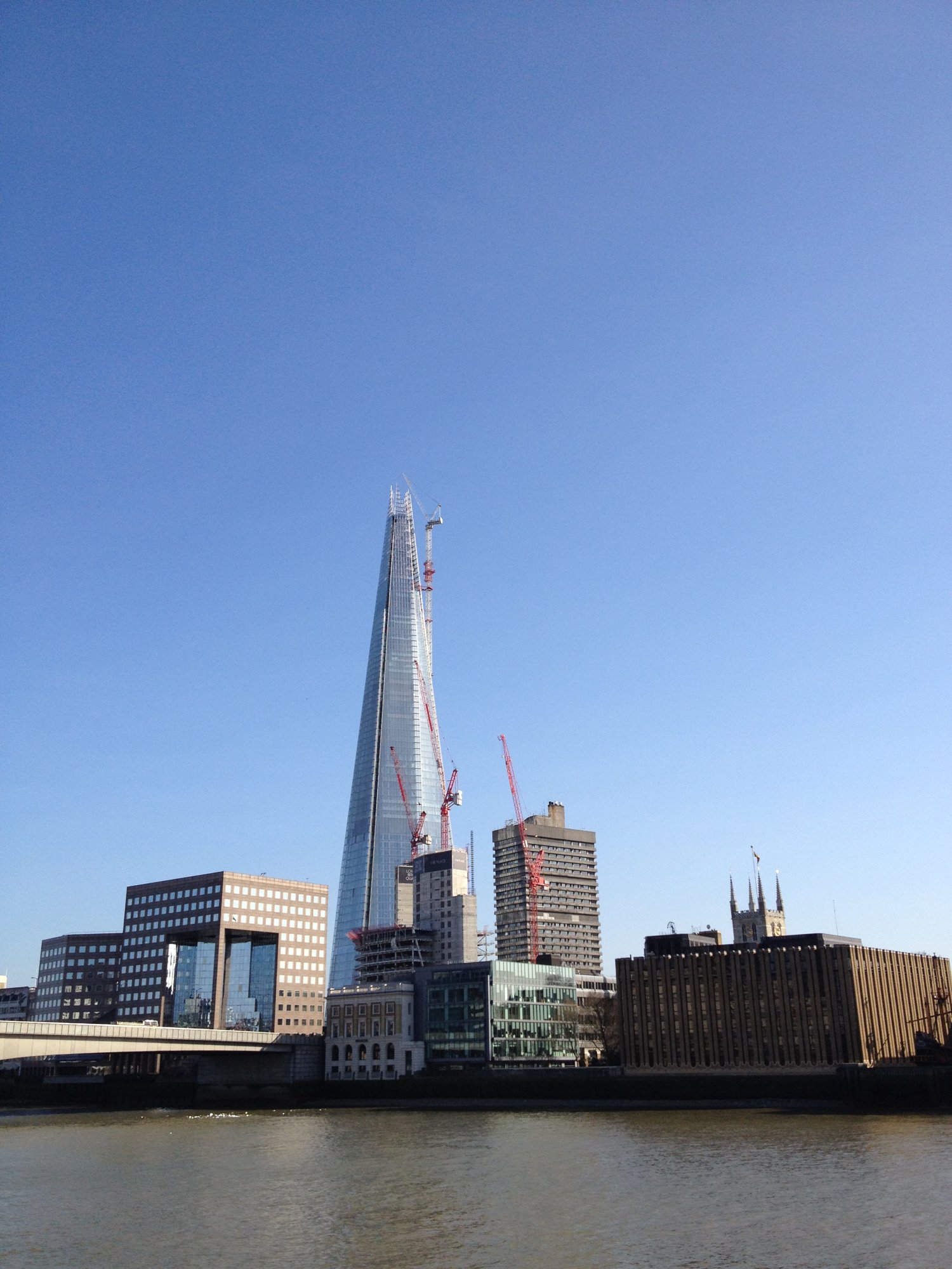 The Shard from the Thames Path