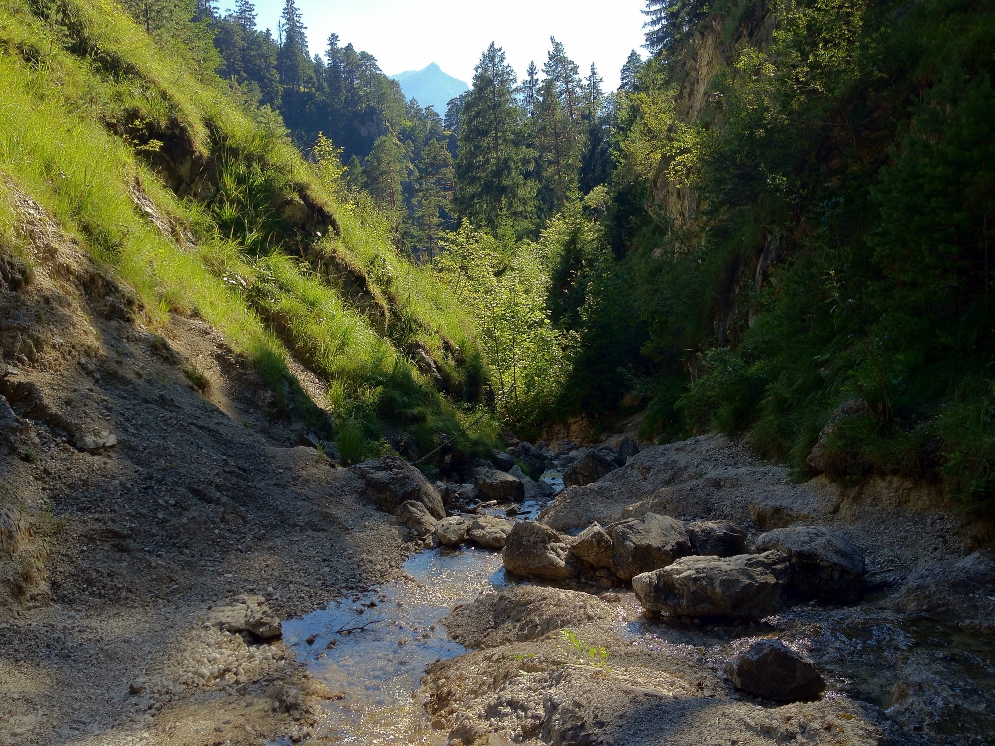 After the waterfall