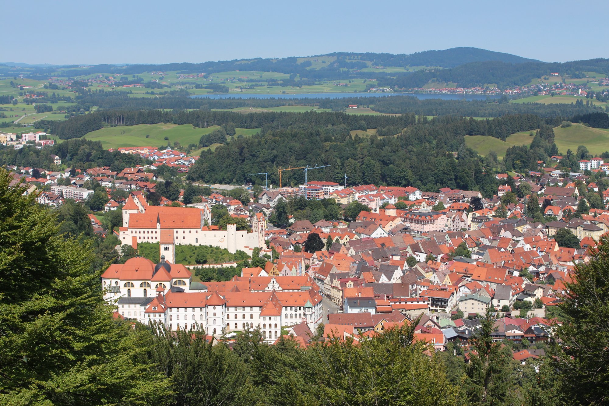 Füssen from above
