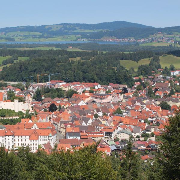 Füssen from above