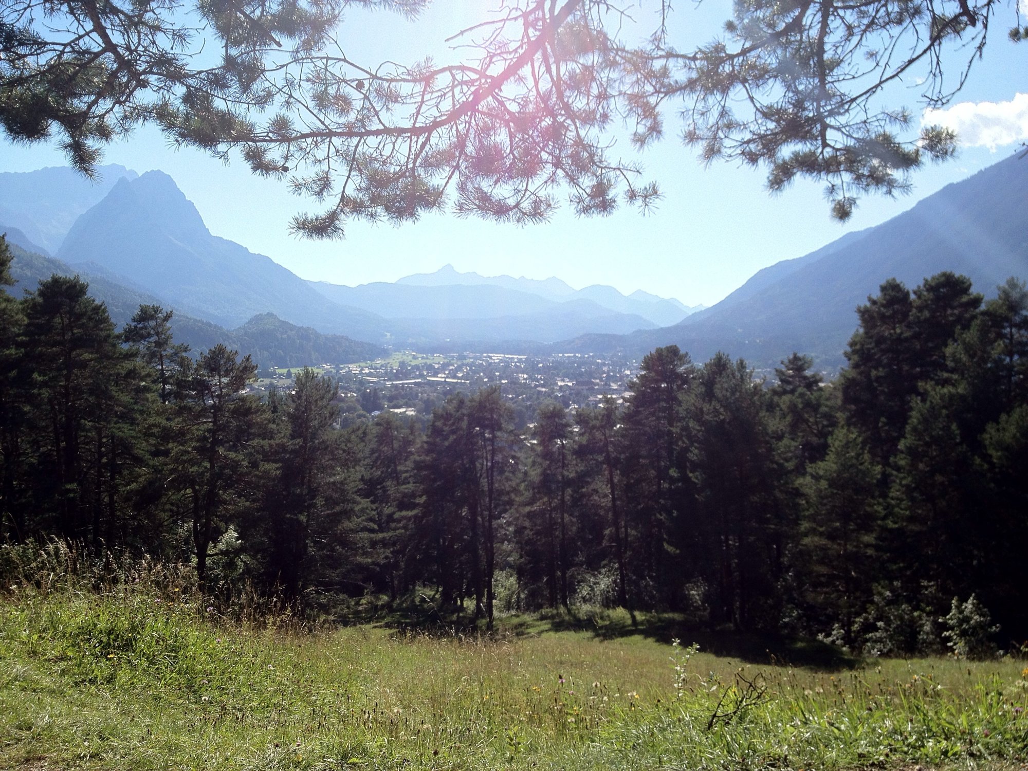 Garmisch-Partenkirchen from above