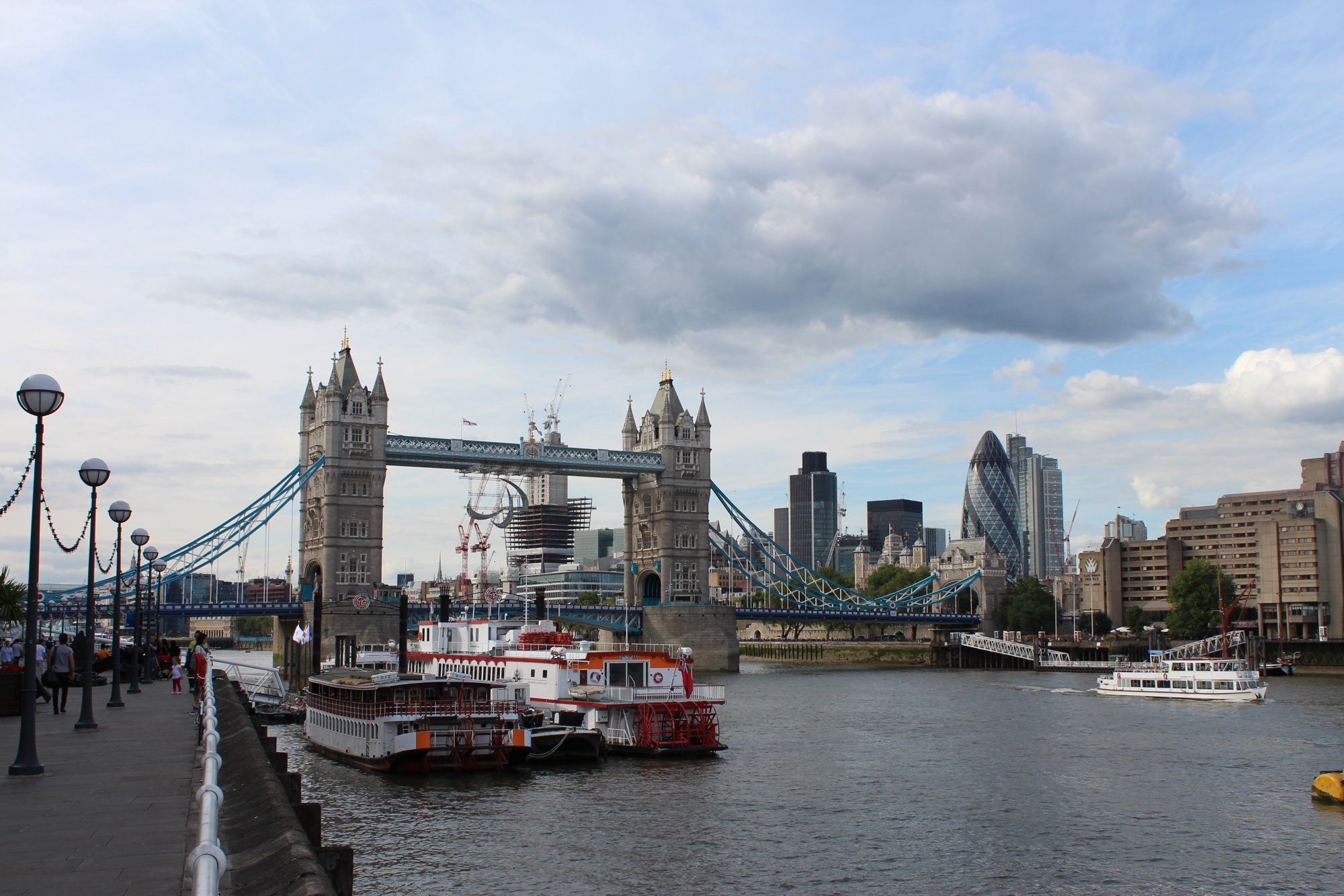 Grey cloud over The City
