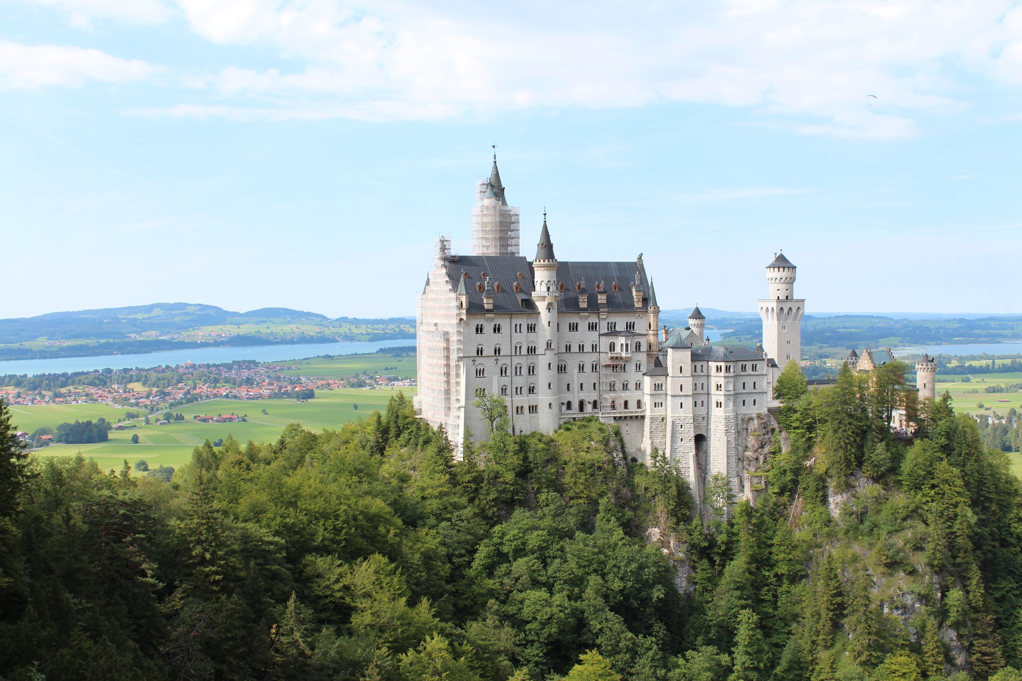 Neuschwanstein from the Marienbrücke