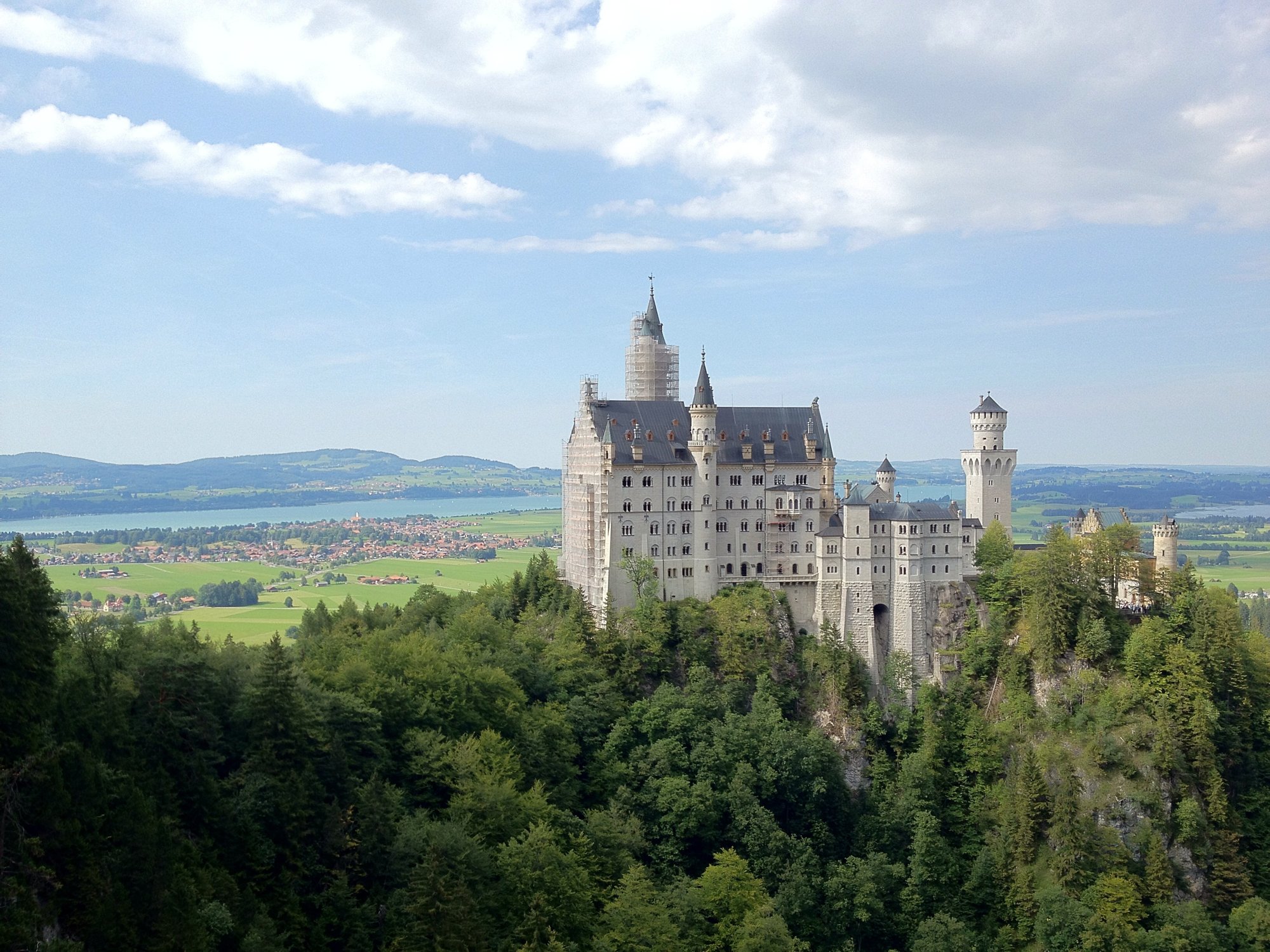 Neuschwanstein from the Marienbrücke
