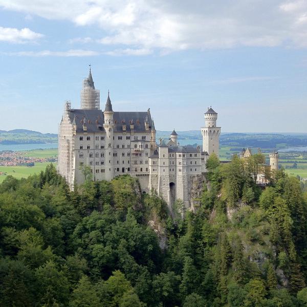 Neuschwanstein from the Marienbrücke