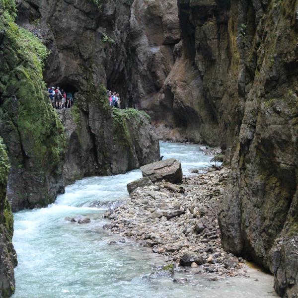 Walking through Partnachklamm
