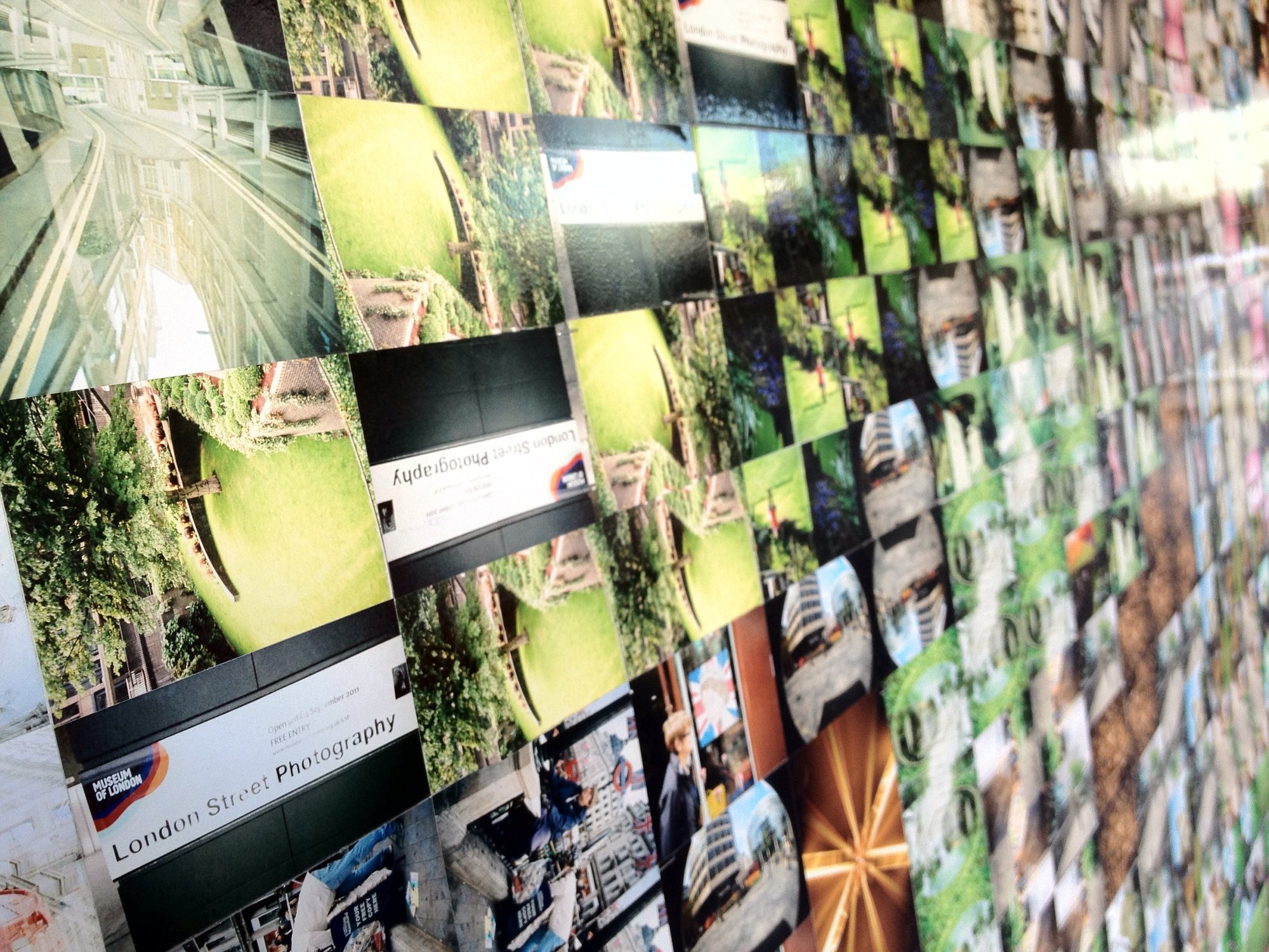 Lomo Wall at the Museum of London