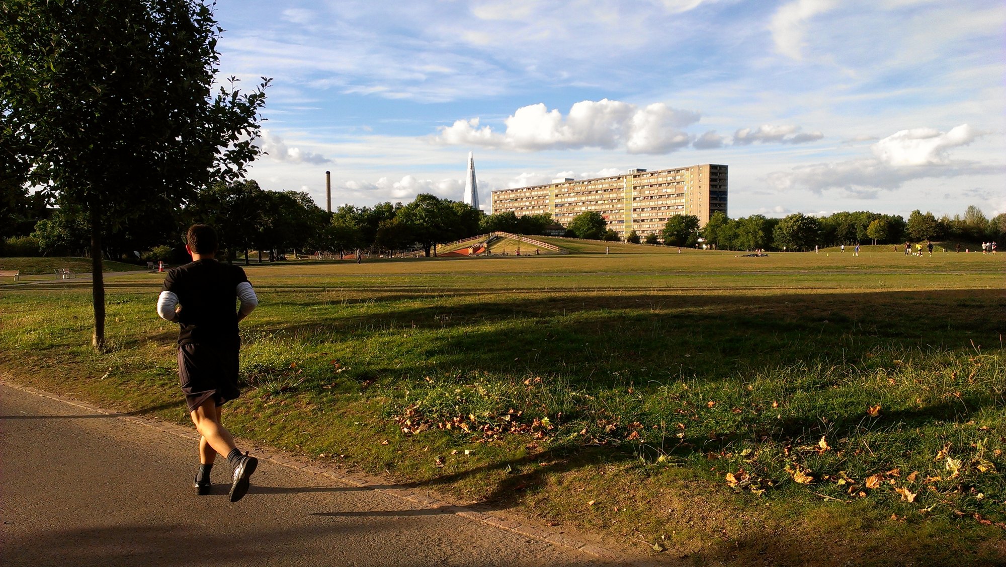 Training in Burgess Park