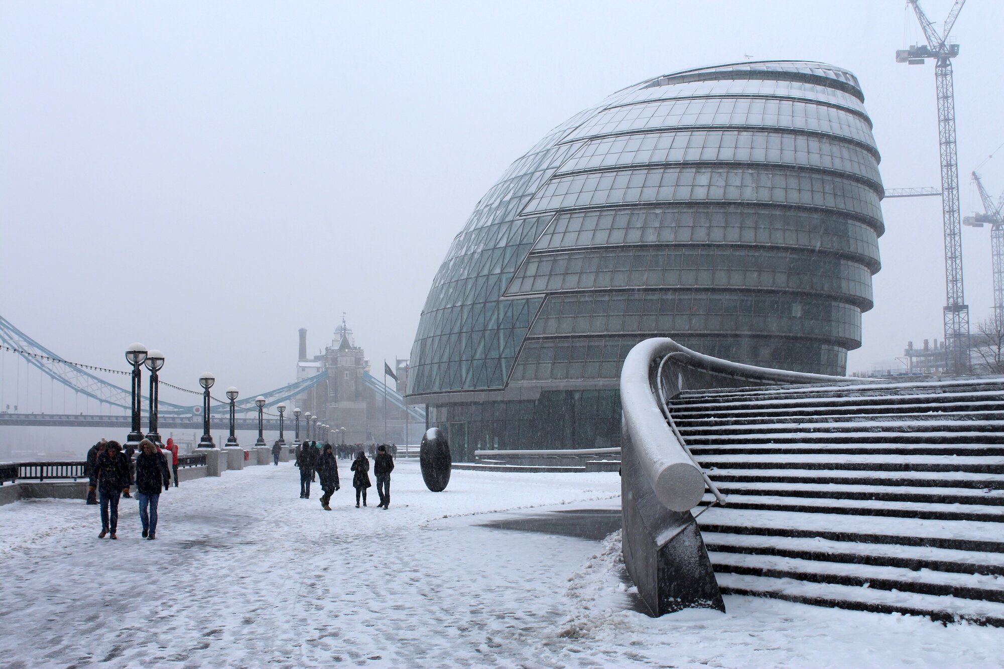 More London in the snow