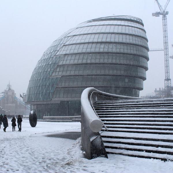 More London in the snow