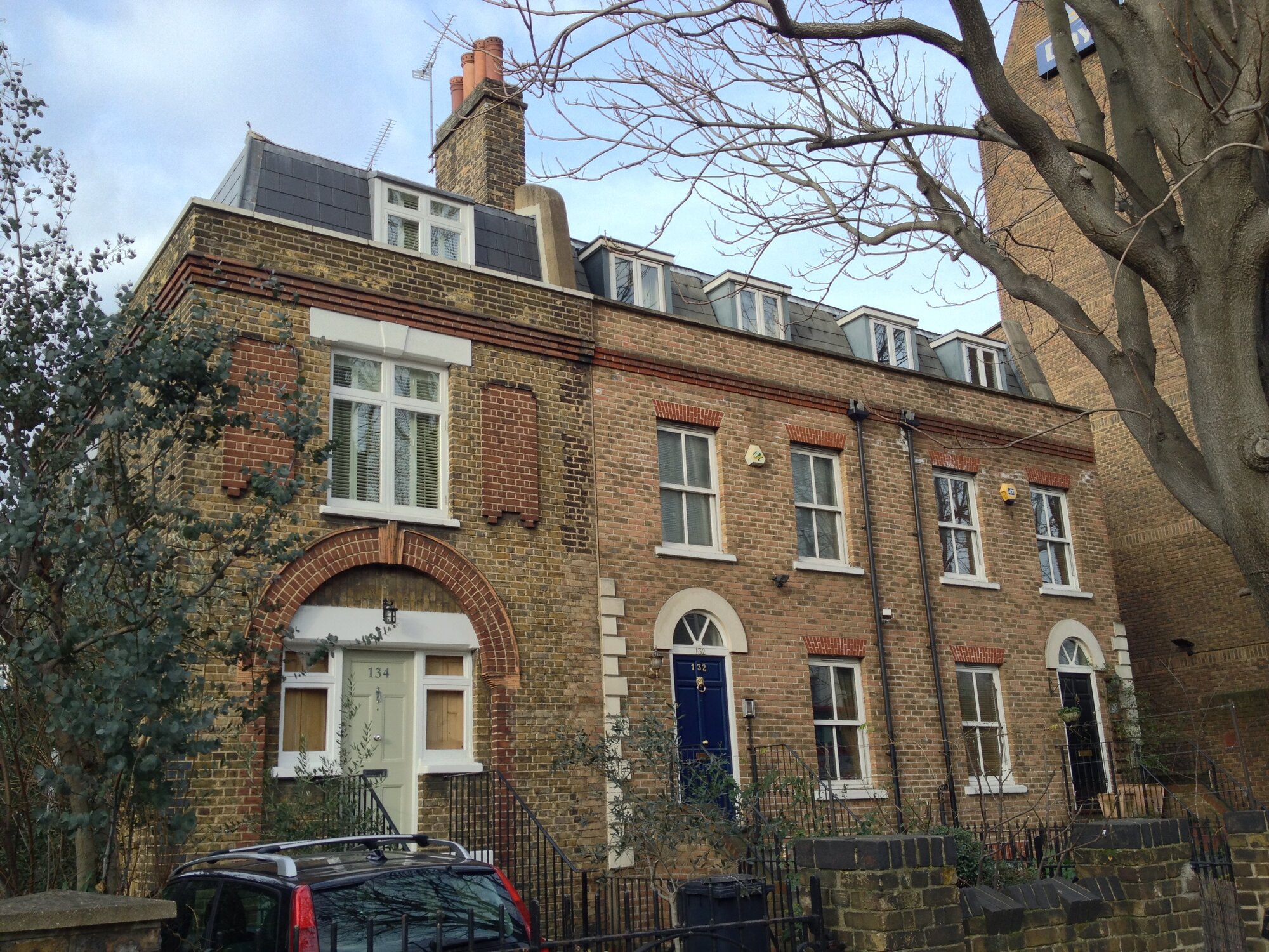 Old and New on Lambeth Road
