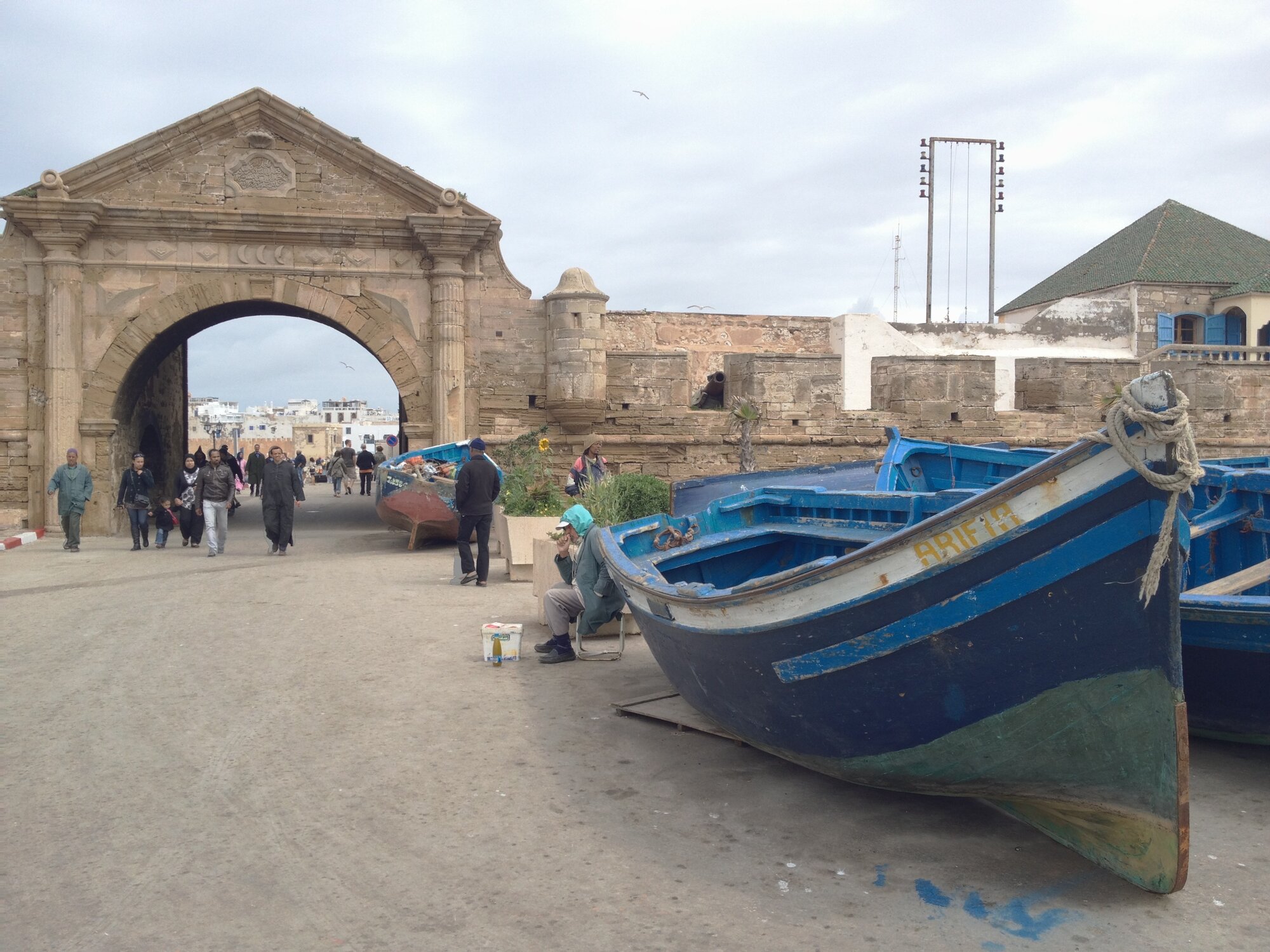 Entry to the port