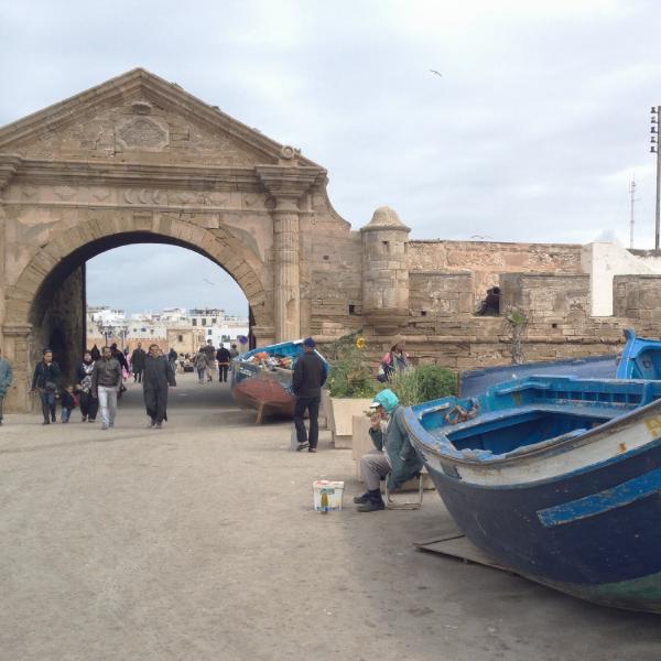 Entry to the port
