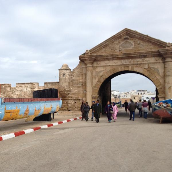 Entry to the port