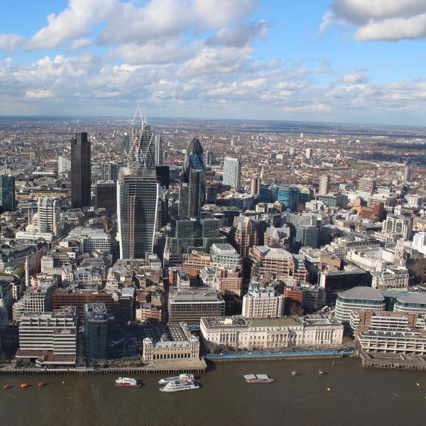 North from the Shard
