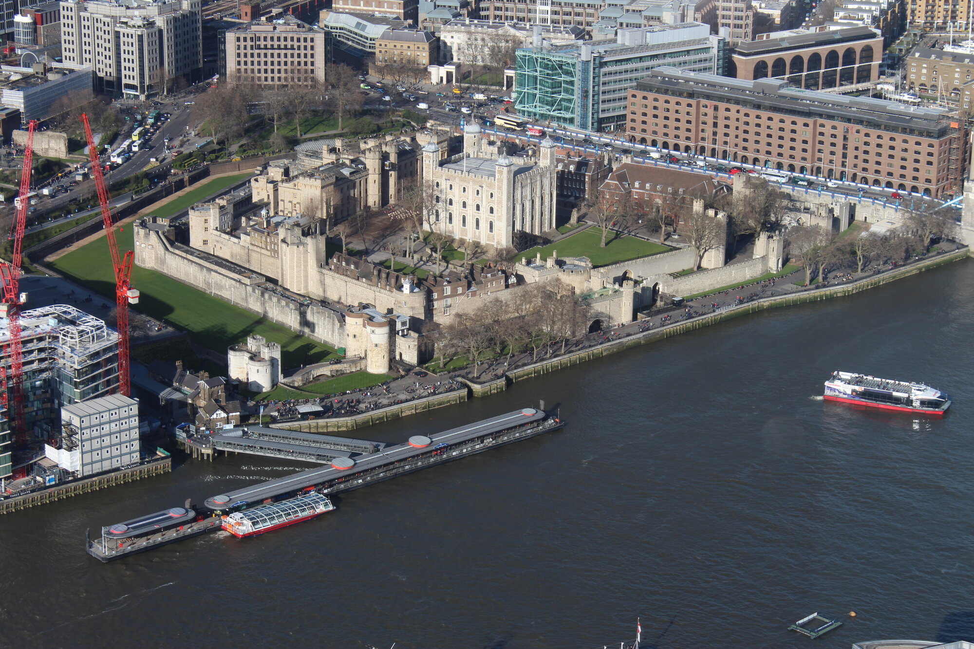 Tower of London from above