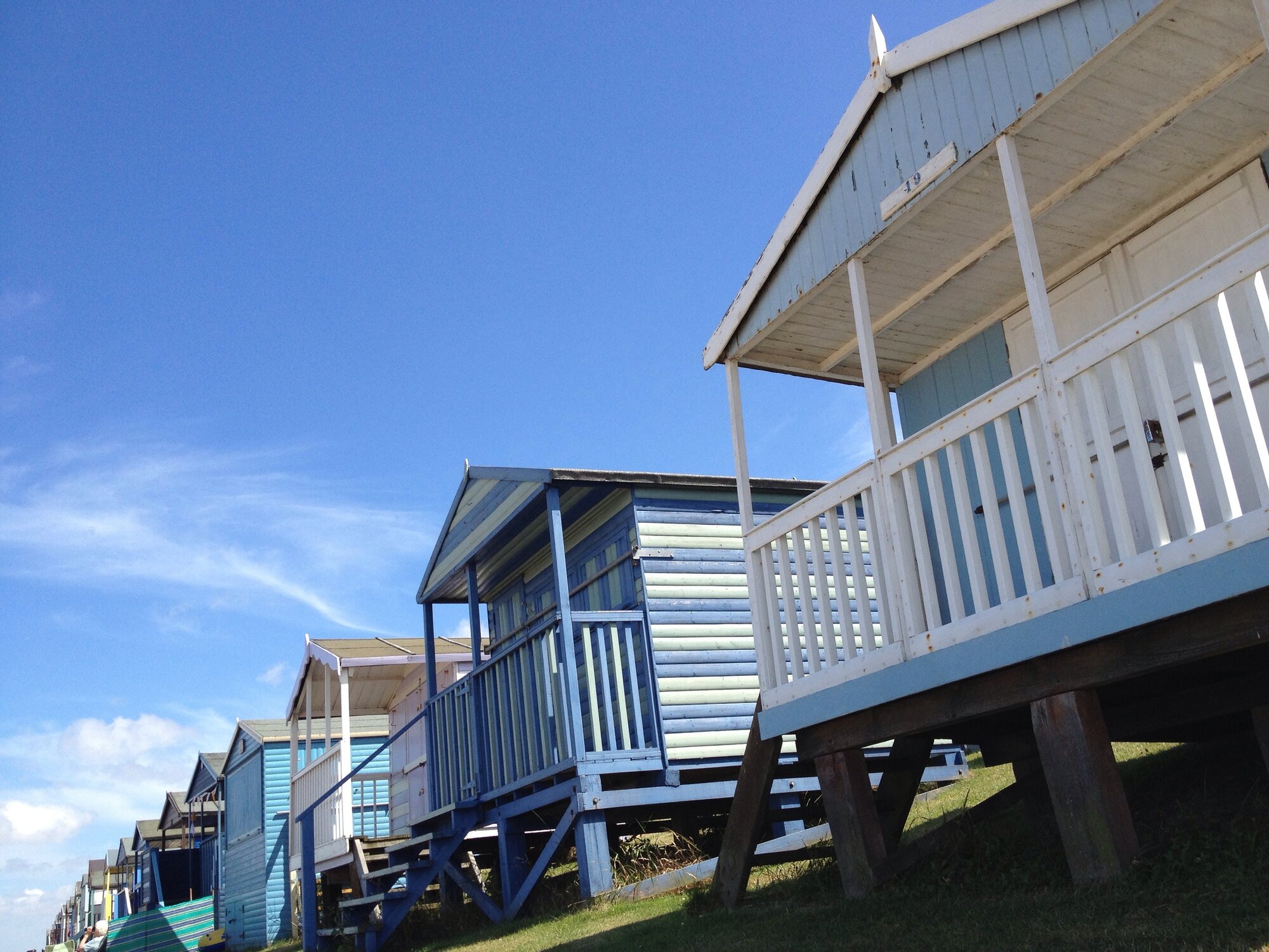 Beach huts