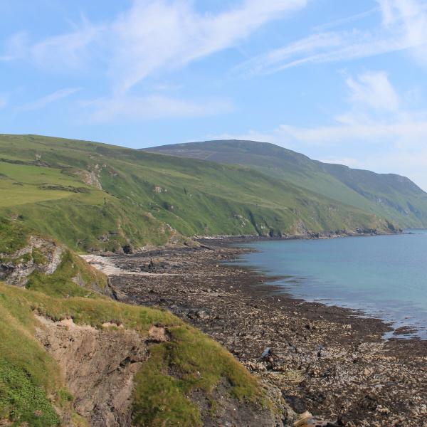 Looking south