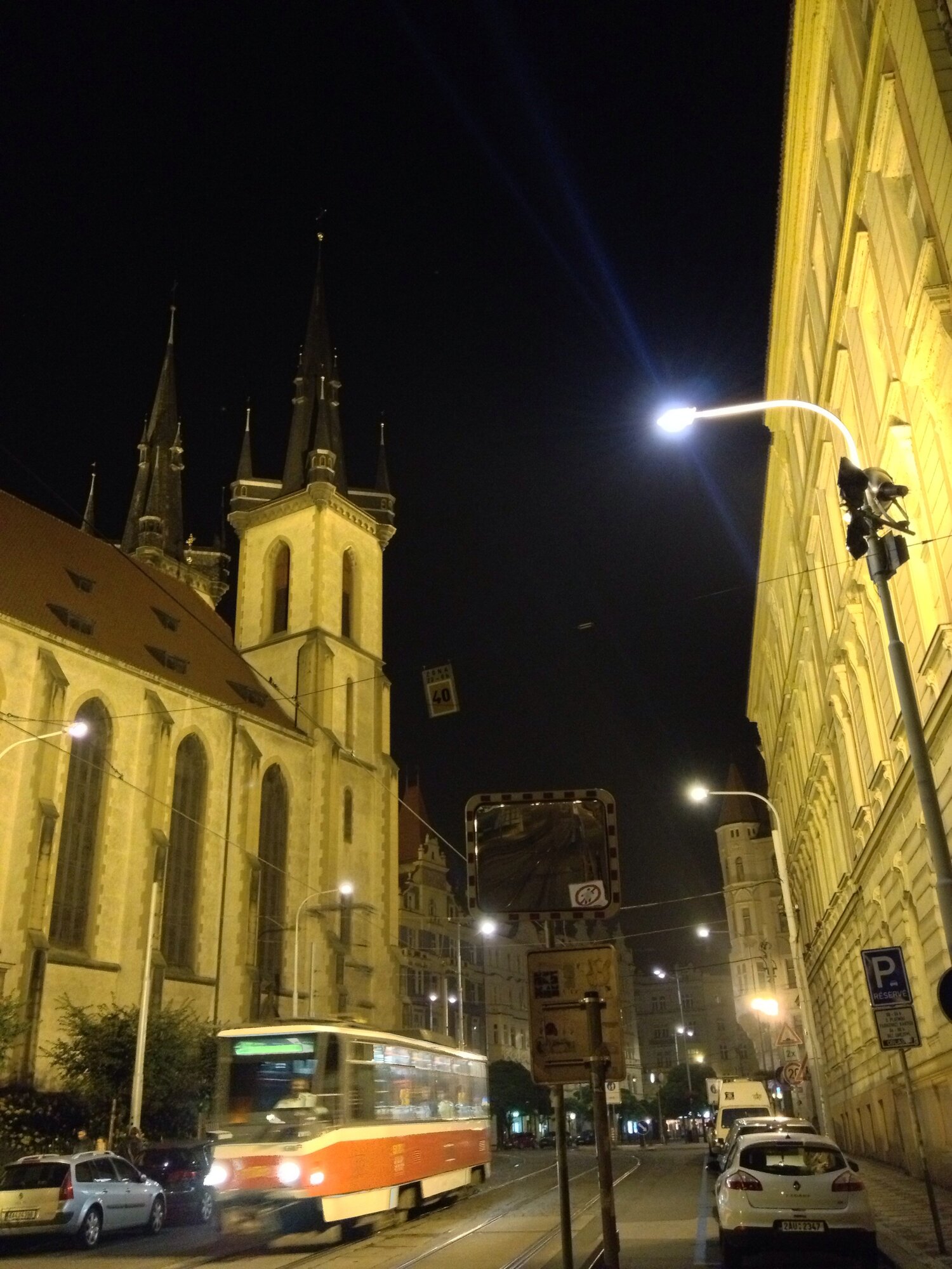 Night tram
