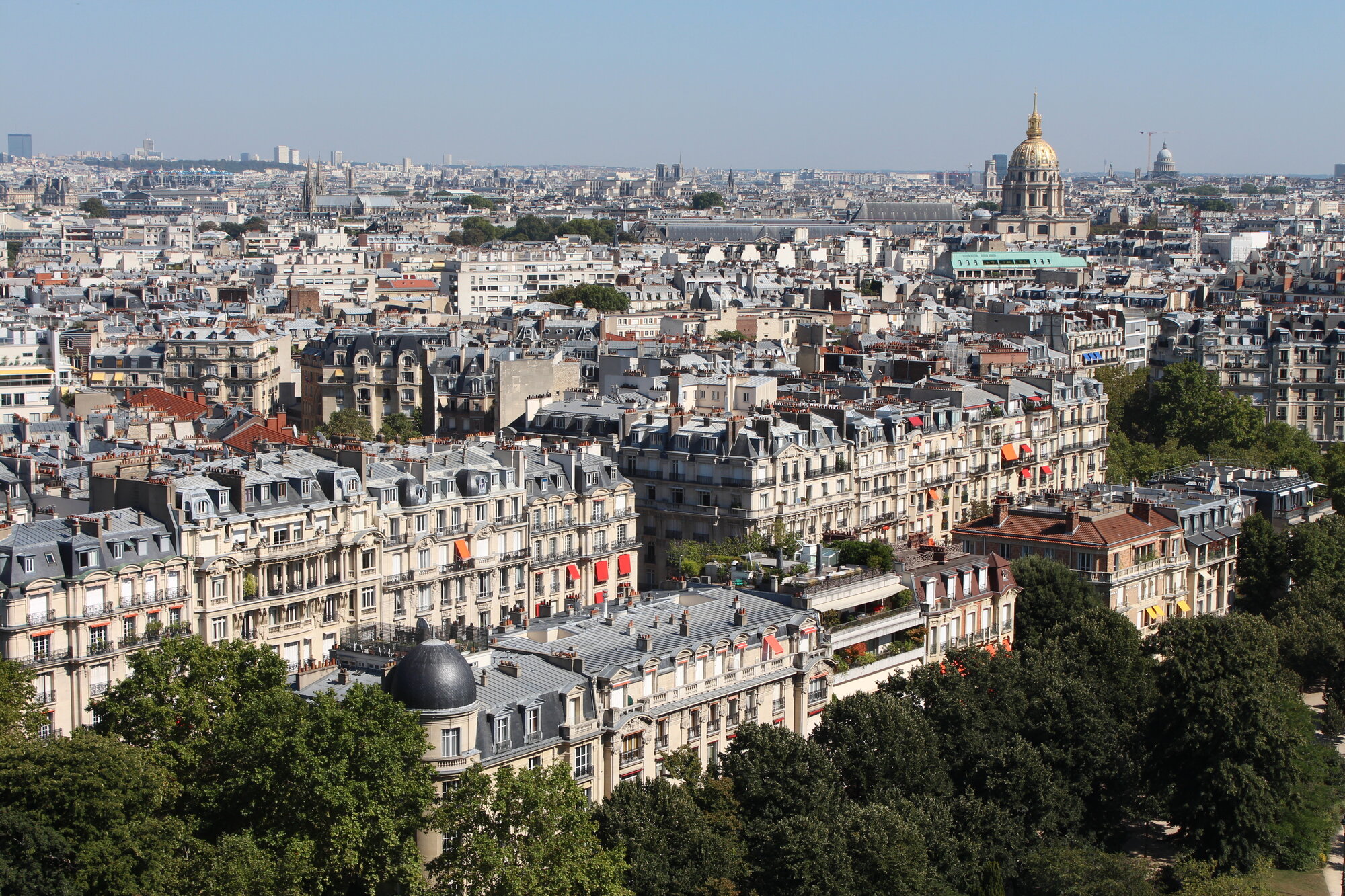 Paris from the Eiffel Tower