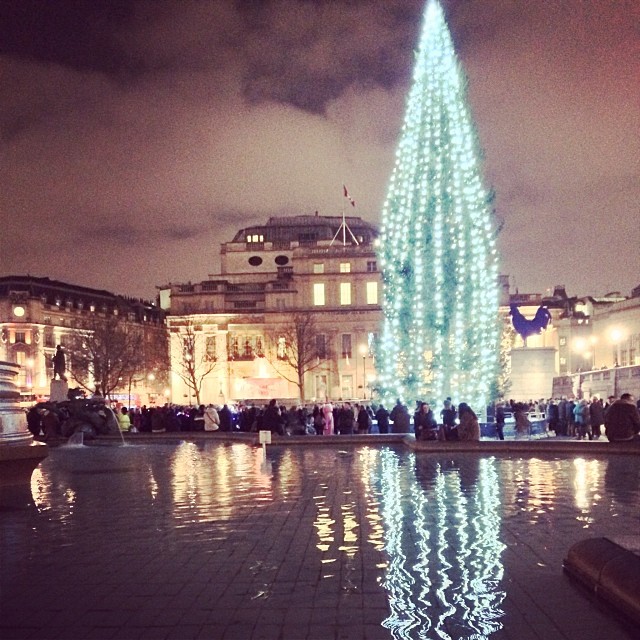 Merry Christmas from Trafalgar Square