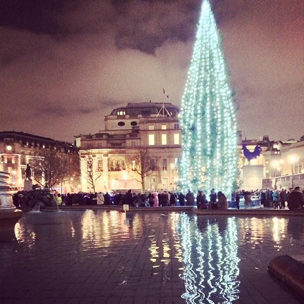 Merry Christmas from Trafalgar Square