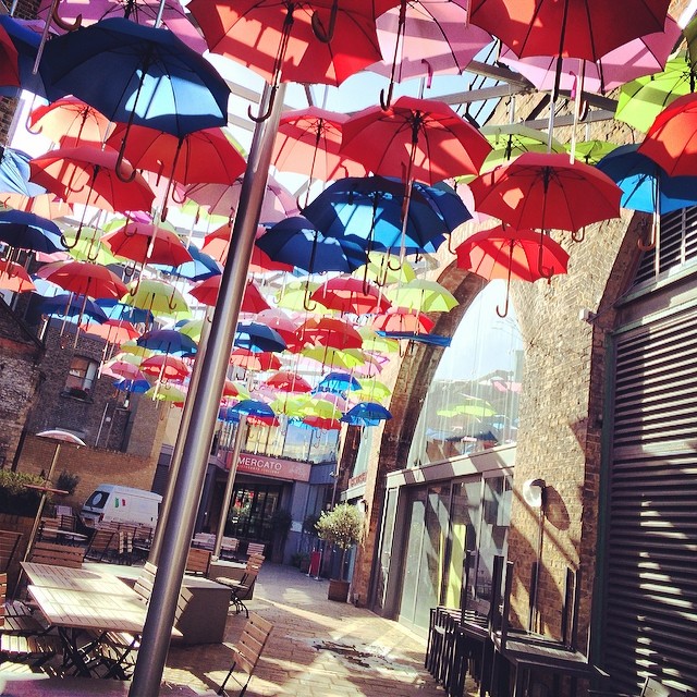 The Umbrellas of Borough Market