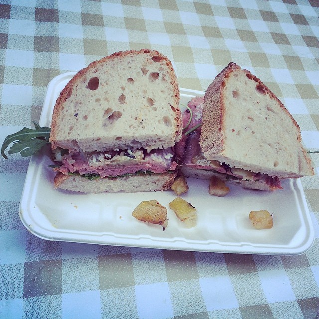 Amazing Sunday Roast Sandwich from Beef  Liberty at Maltby Street Market