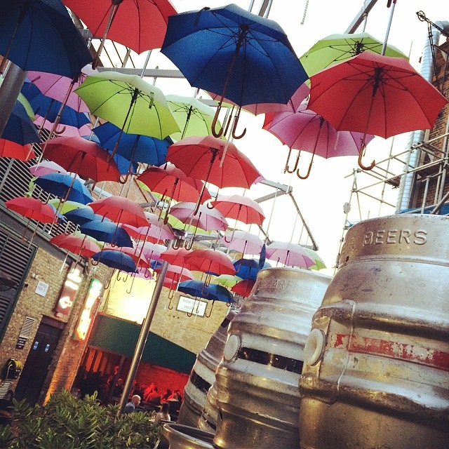 Beer  umbrellas