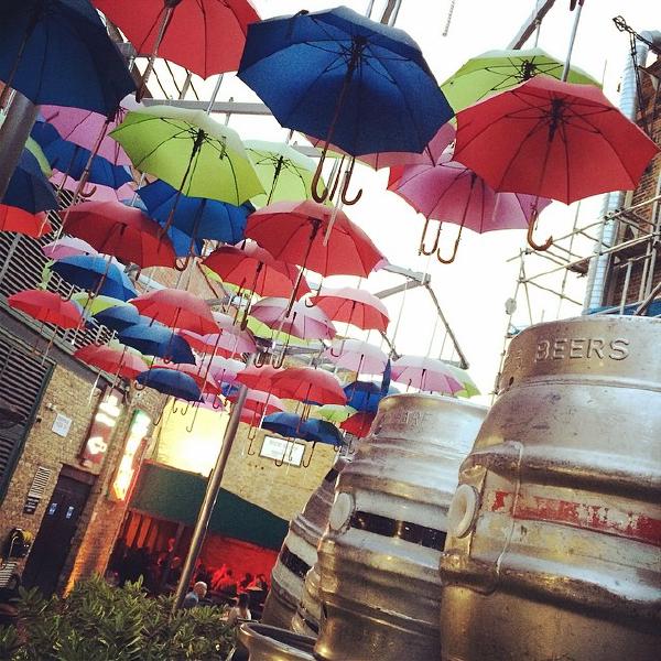 Beer  umbrellas