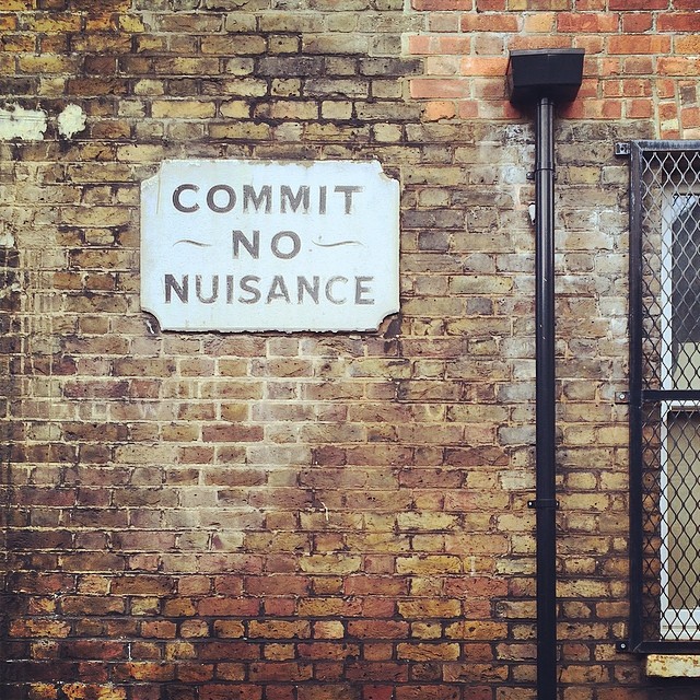 Commit no nuisance