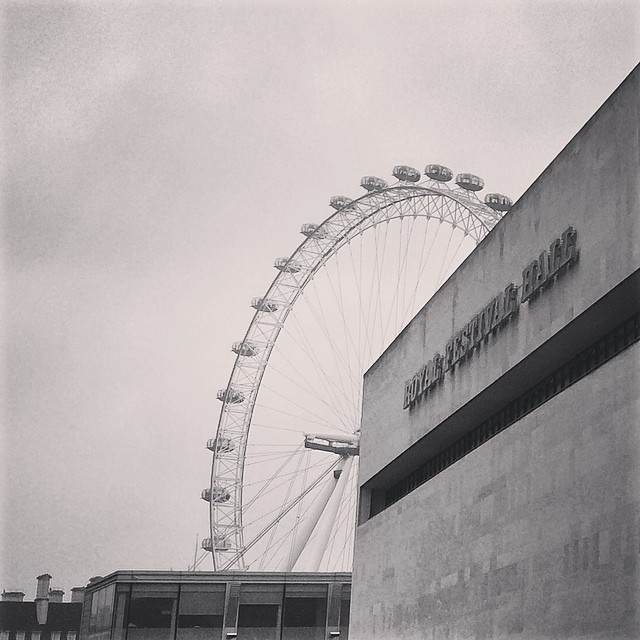 Grey morning by the South Bank