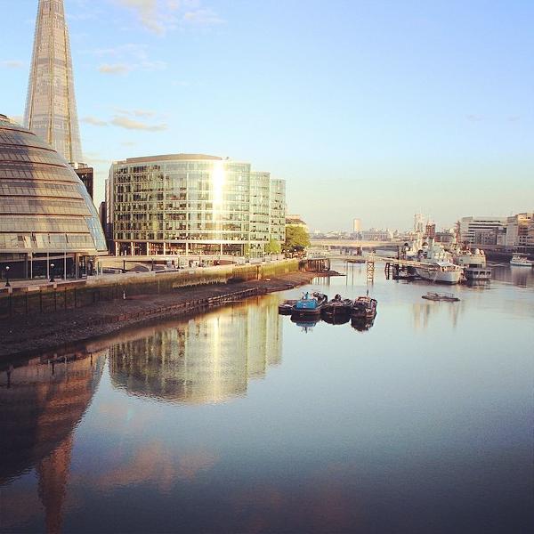 Sunrise at the Pool of London