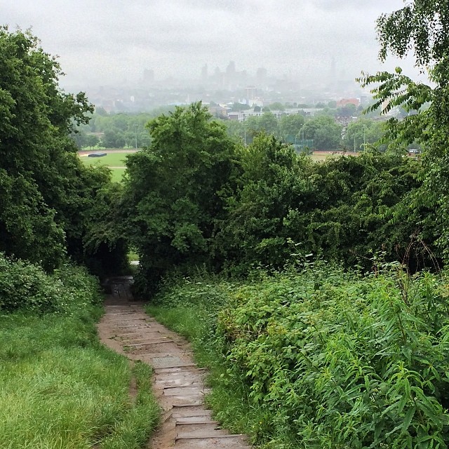 A different view of London on a rather damp day